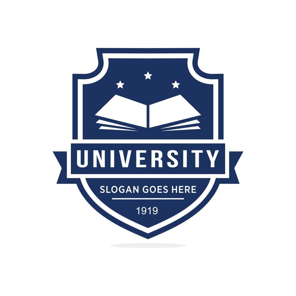 University logo design vector