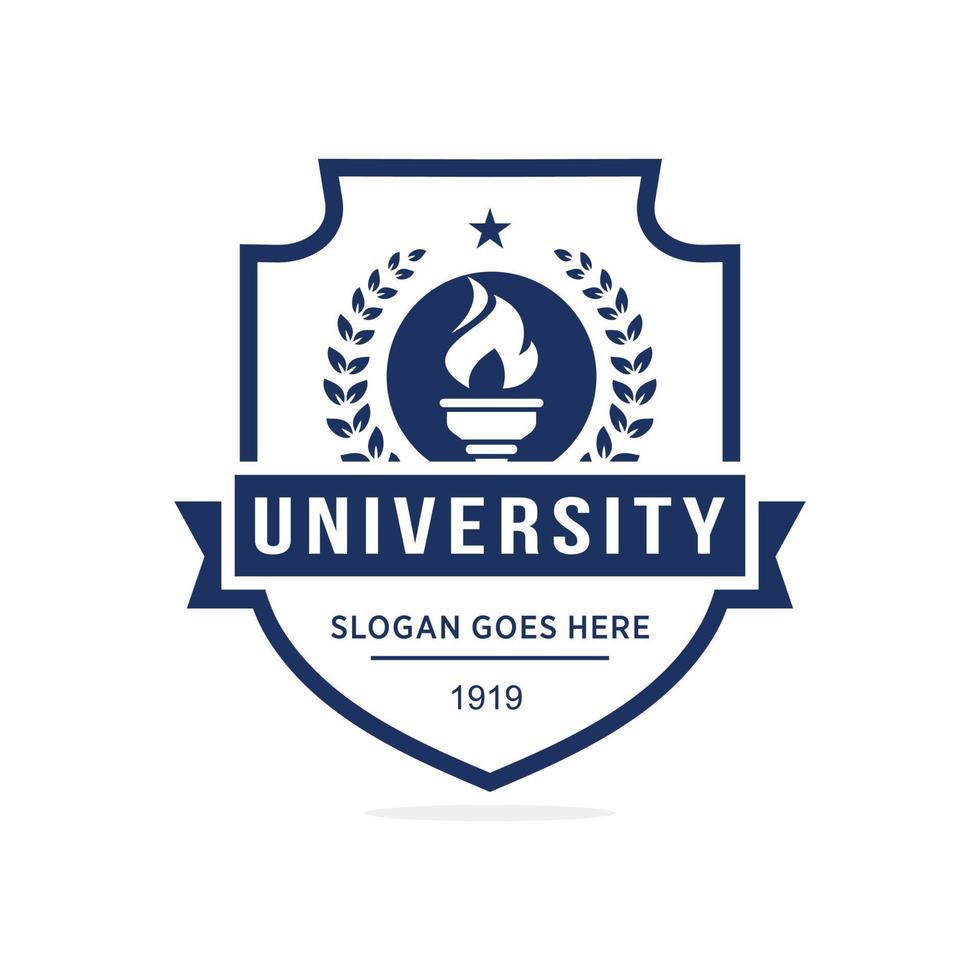 University logo design vector