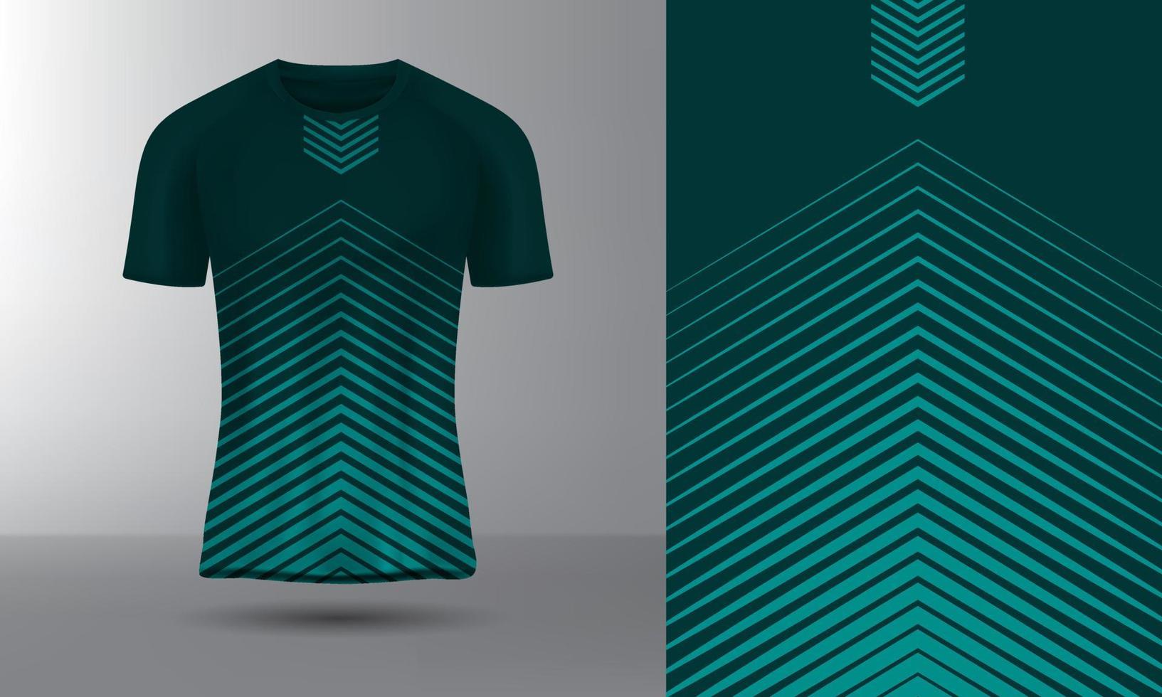 Sports jersey mockup front view vector