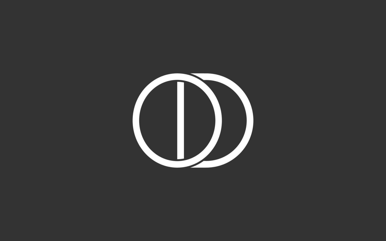 OD DO Letter logo design inspiration. Vector alphabet template design for brand.