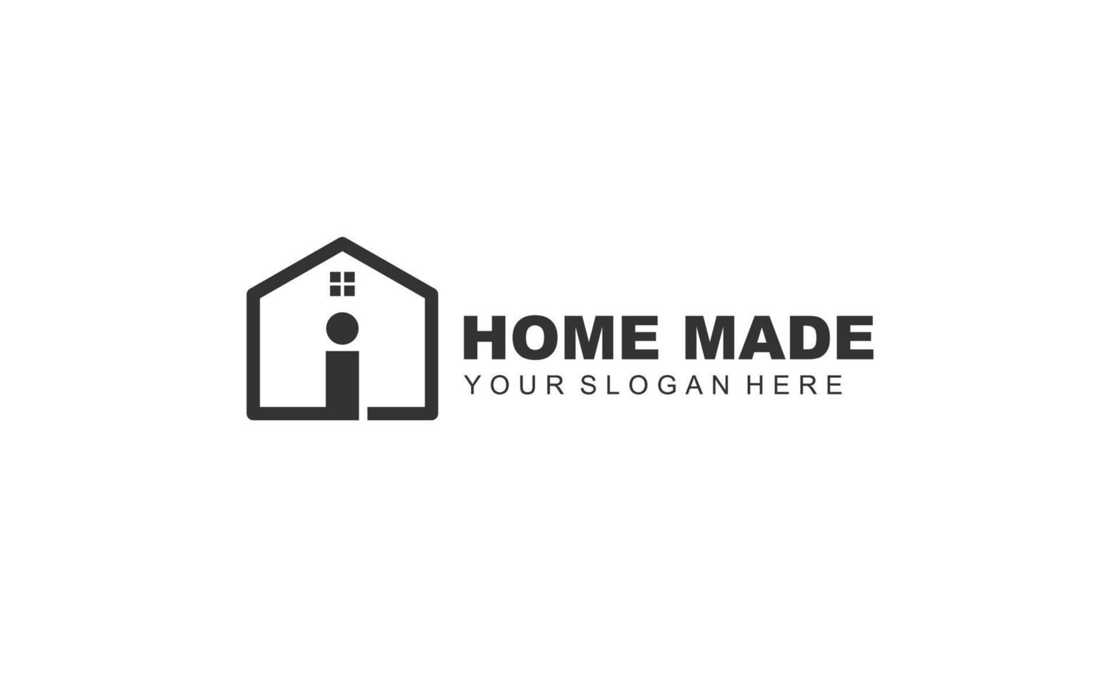 I real estate logo design inspiration. Vector letter template design for brand.