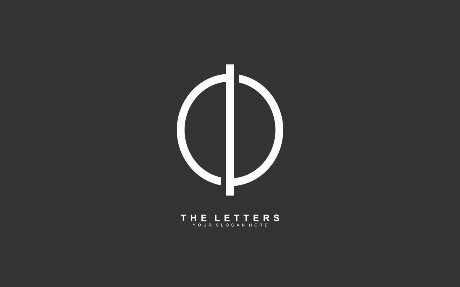 OI IO Letter logo design inspiration. Vector alphabet template design for brand.