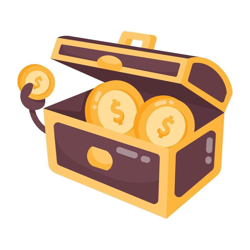 Trendy Treasure Money vector