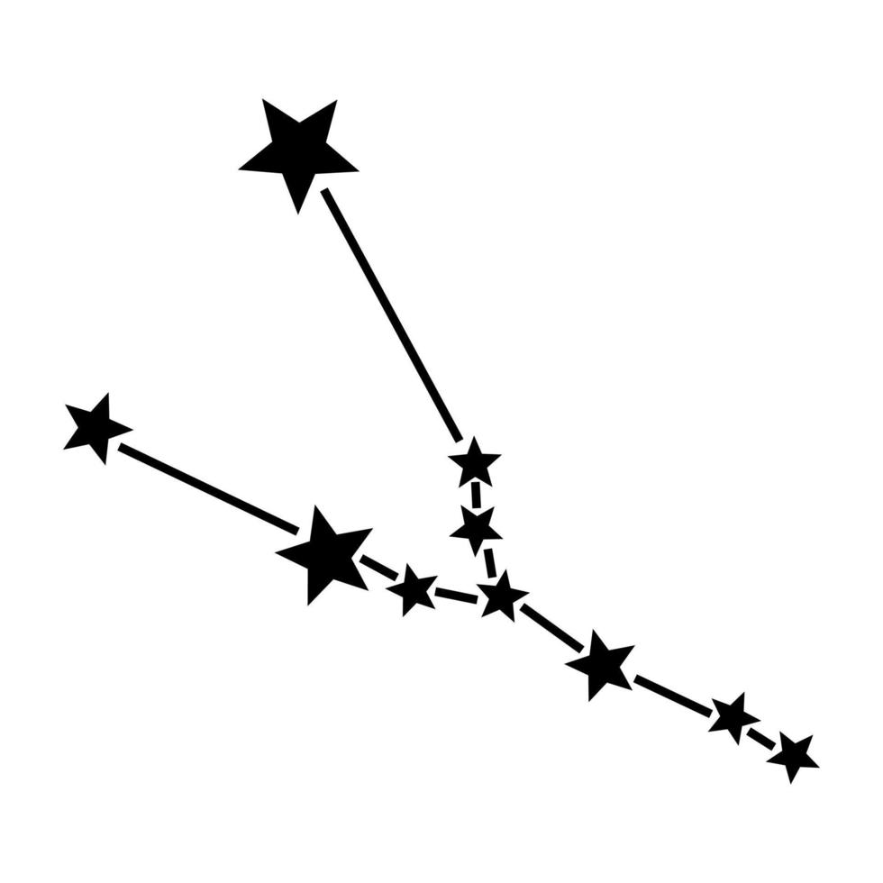 Taurus icon, zodiac signs. vector