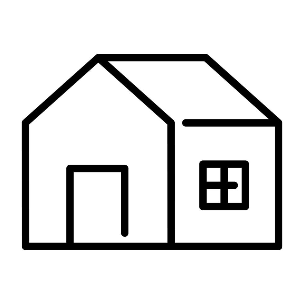 House line icon. vector