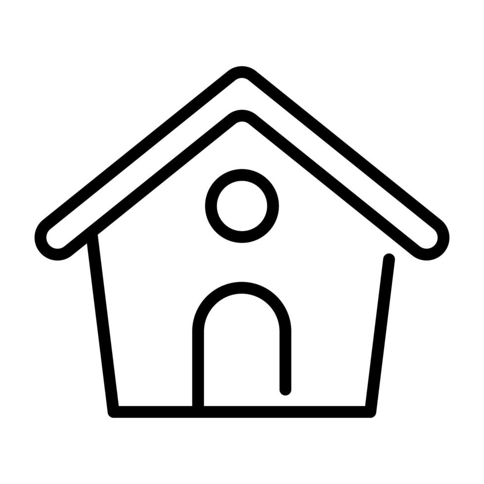 House line icon. vector