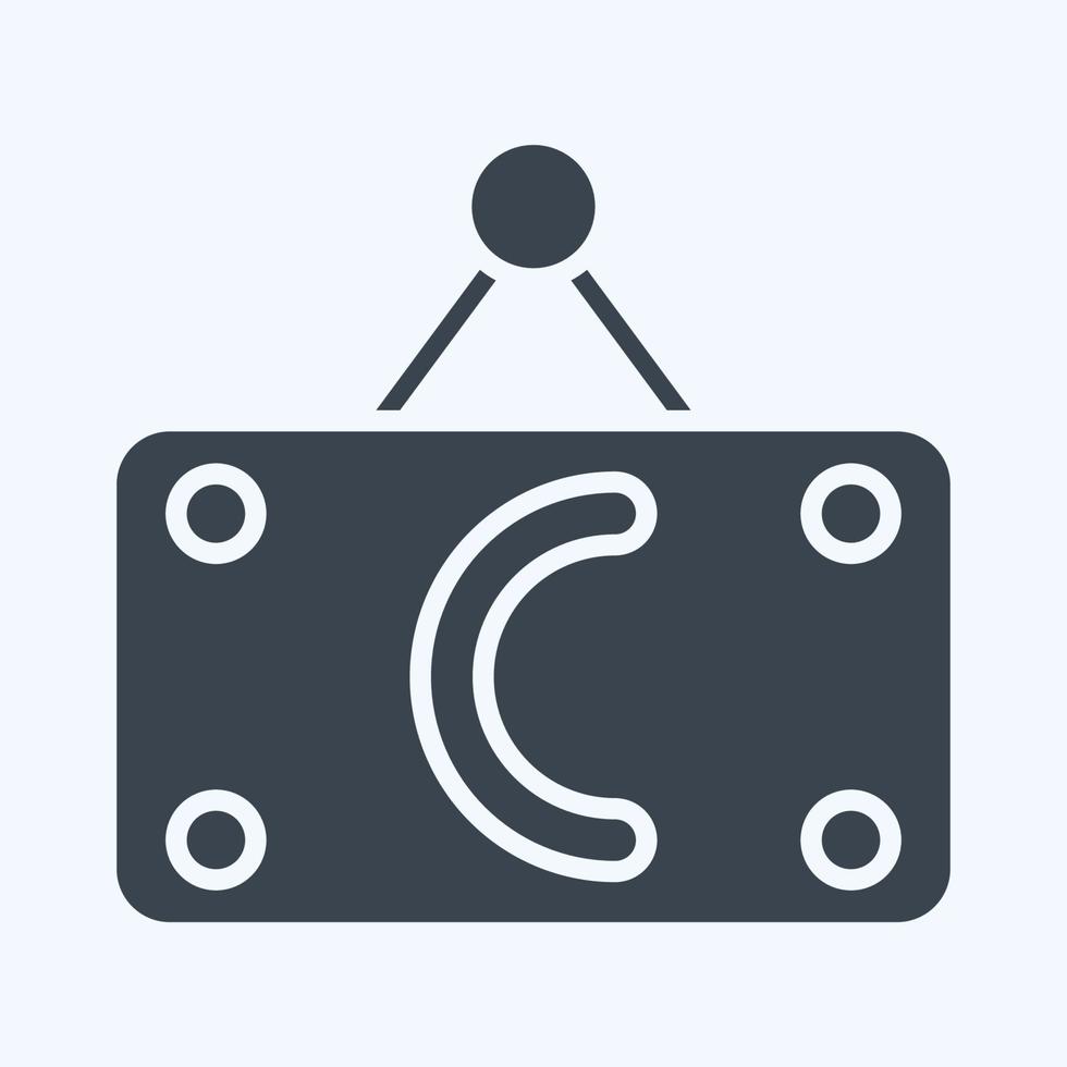 Icon Closed. related to Barbershop symbol. Beauty Saloon. simple illustration vector