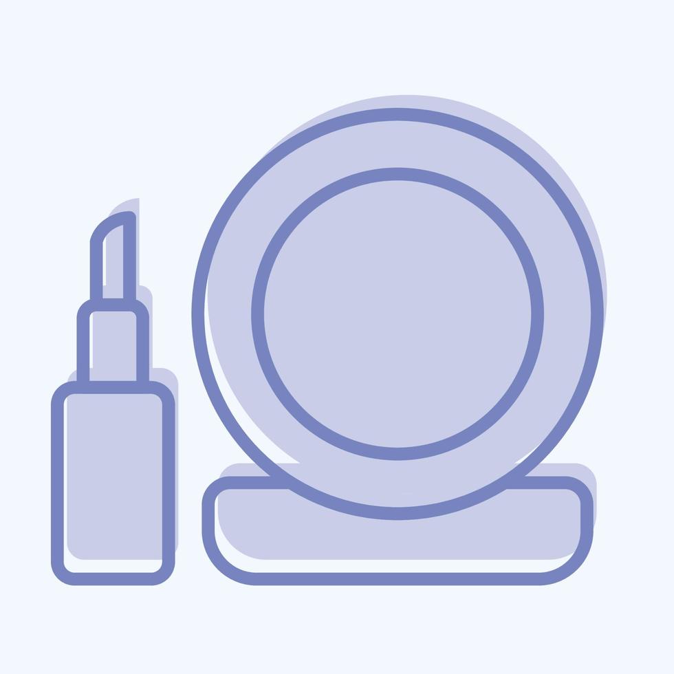 Icon Makeup. related to Barbershop symbol. Beauty Saloon. simple illustration vector