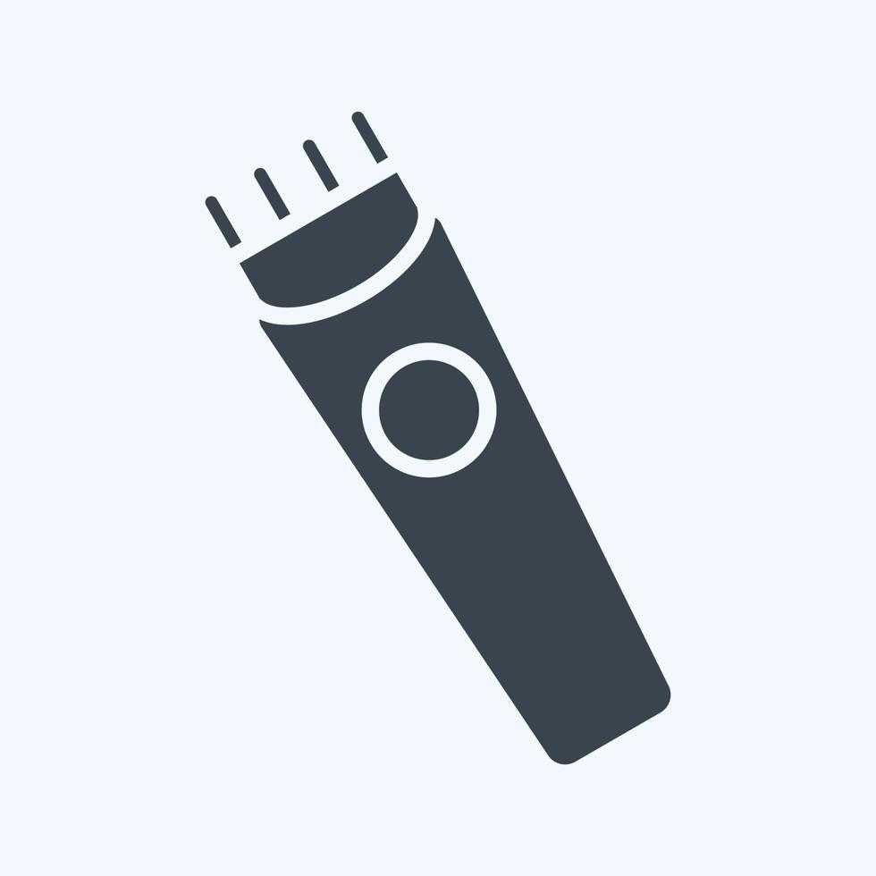 Icon Trimmer. related to Barbershop symbol. Beauty Saloon. simple illustration vector
