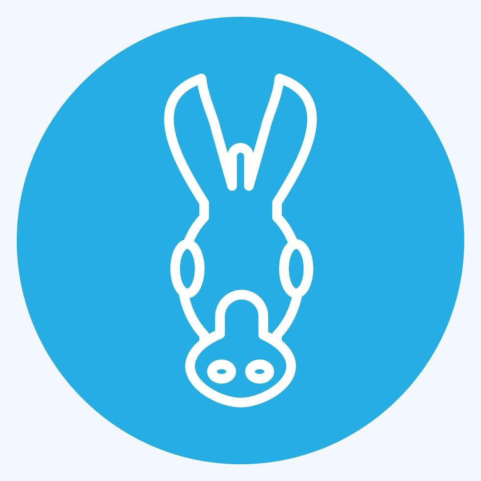 Icon Donkey. related to Animal Head symbol. simple design editable. simple illustration vector