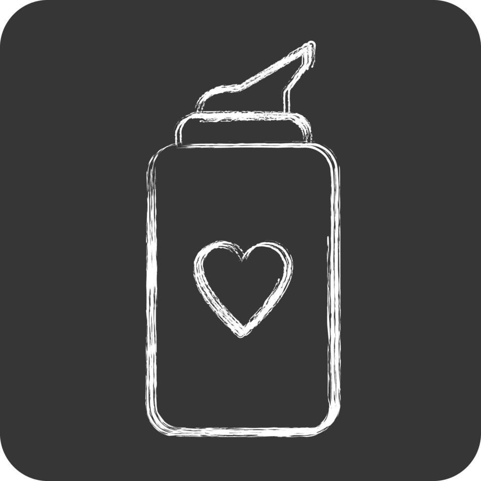 Icon Shaving Cream. related to Barbershop symbol. Beauty Saloon. simple illustration vector