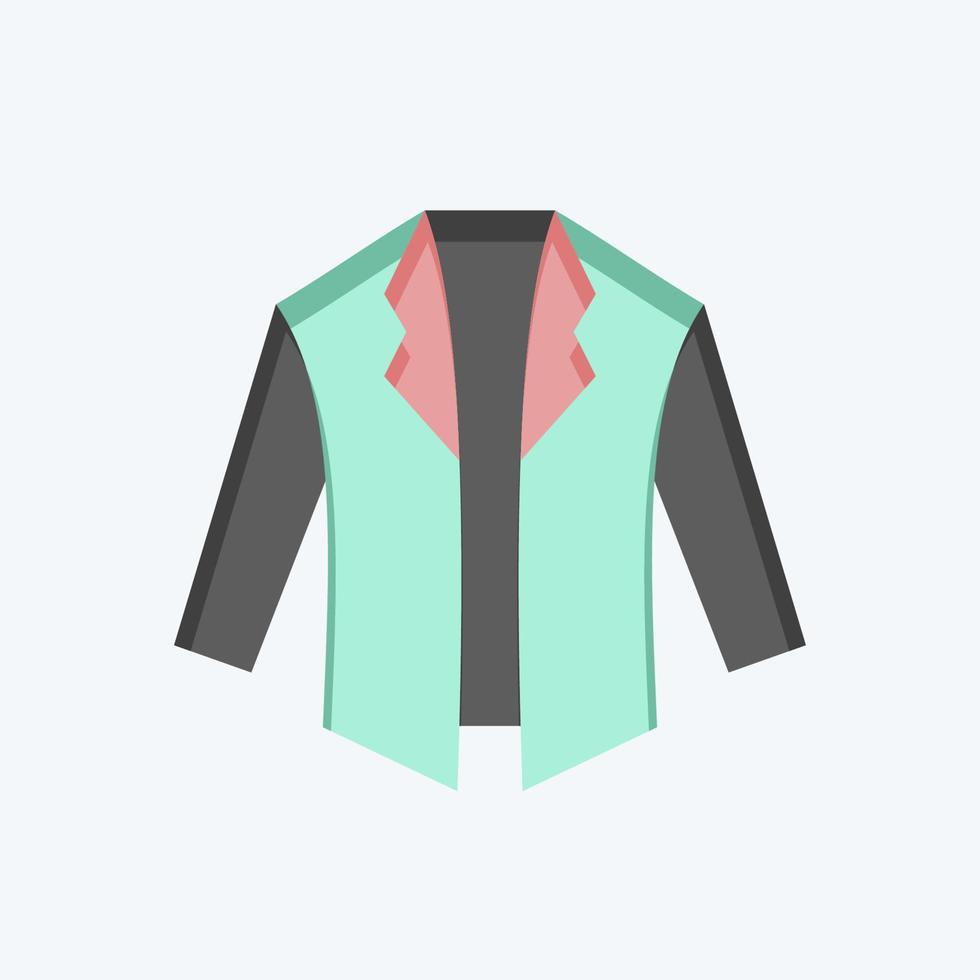 Icon Jacket. related to Black Friday symbol. shopping. simple illustration vector