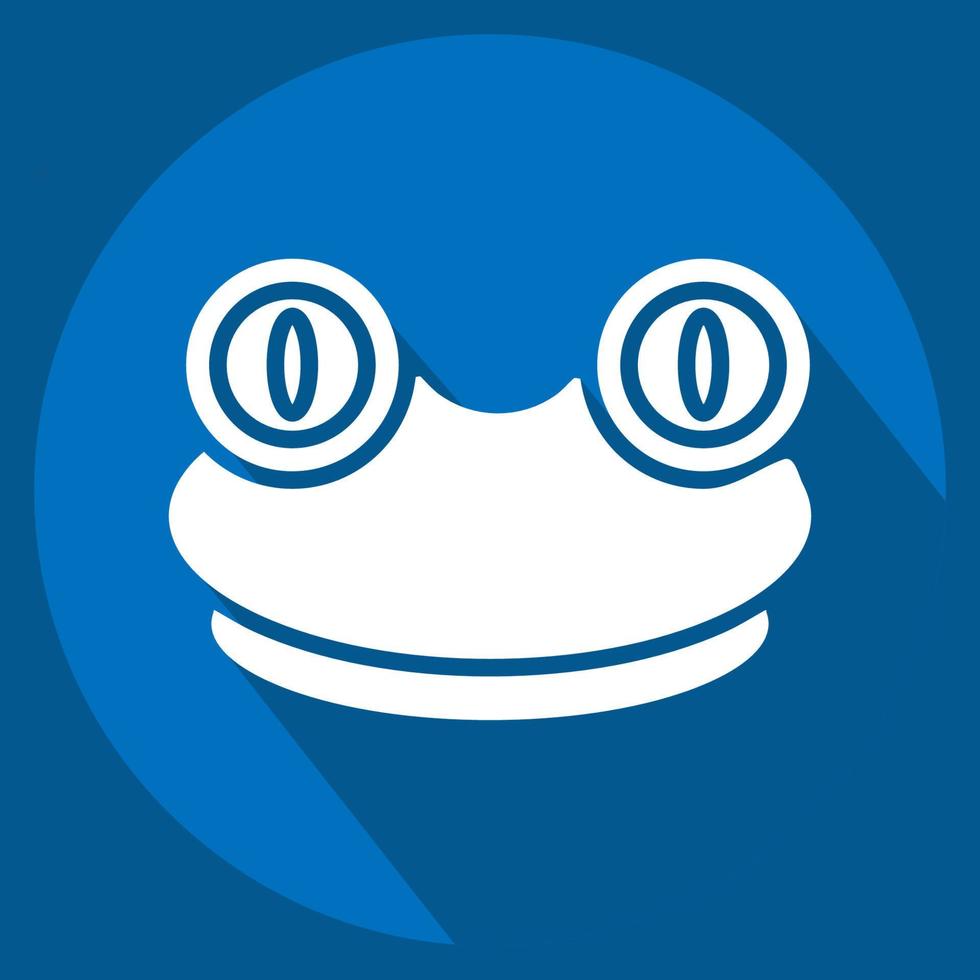 Icon Frog. related to Animal Head symbol. simple design editable. simple illustration vector