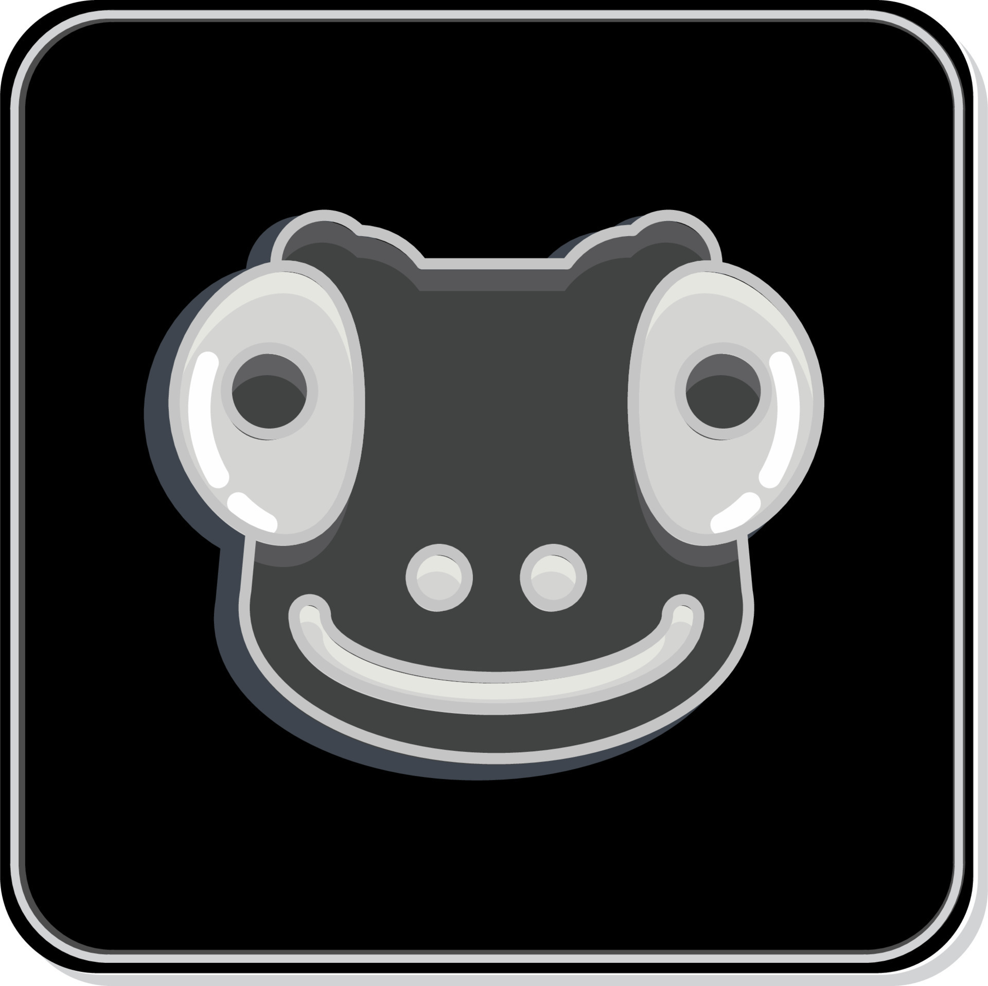 icono camaleón. relacionado a animal cabeza símbolo. sencillo diseño