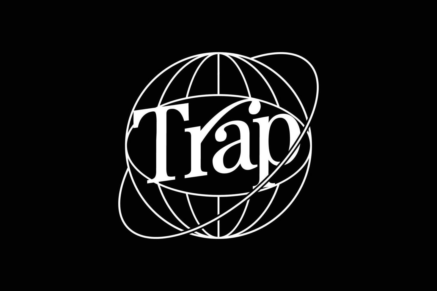 trap Streetwear design template vetor file vector
