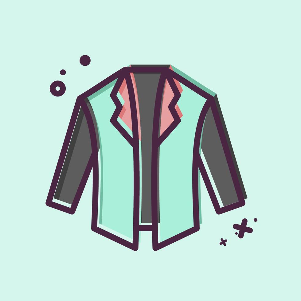 Icon Jacket. related to Black Friday symbol. shopping. simple illustration vector