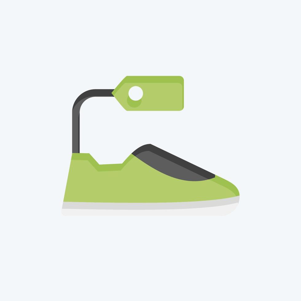 Icon Footwear. related to Black Friday symbol. shopping. simple illustration vector