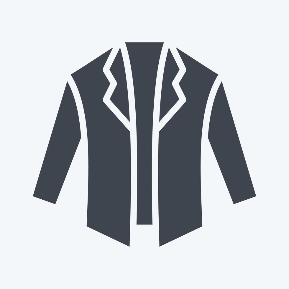 Icon Jacket. related to Black Friday symbol. shopping. simple illustration vector