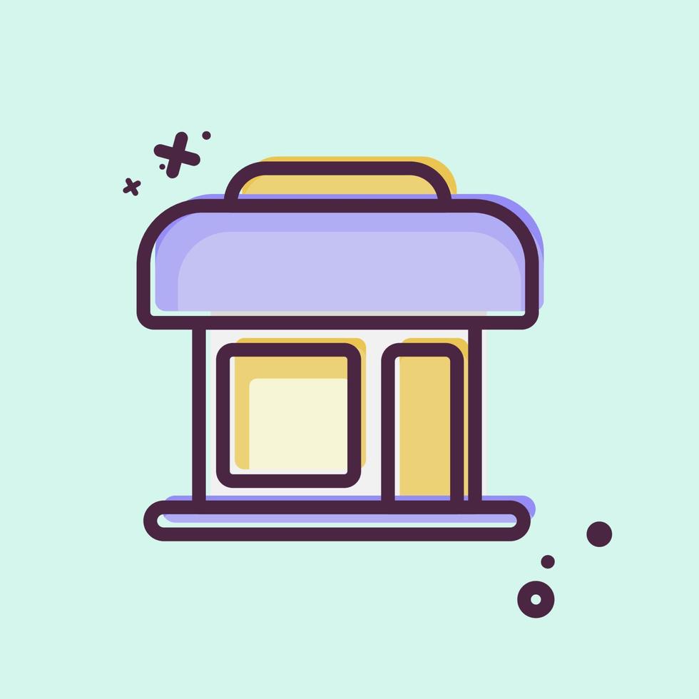 Icon Clothing Shop. related to Black Friday symbol. shopping. simple illustration vector