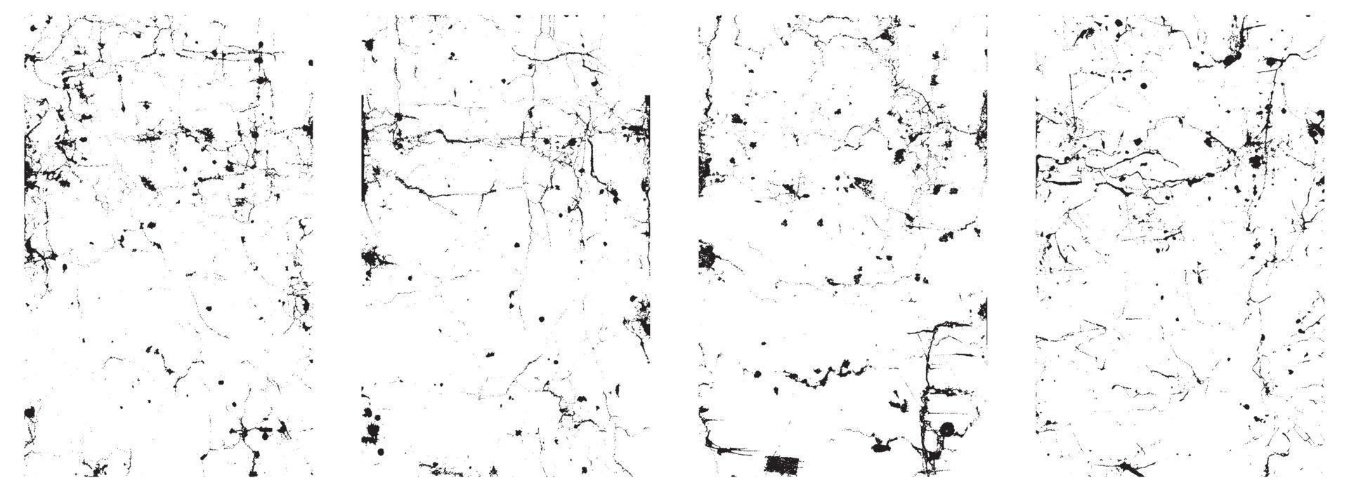 Set of Grunge Vector Textures. EPS 10.