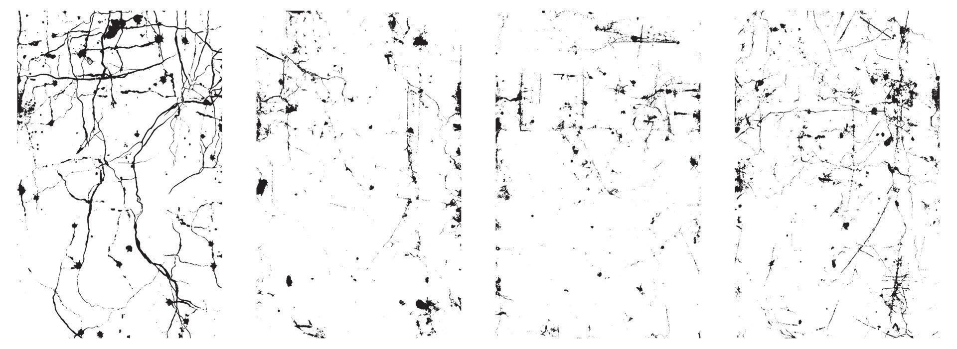 Set of Grunge Vector Textures. EPS 10.