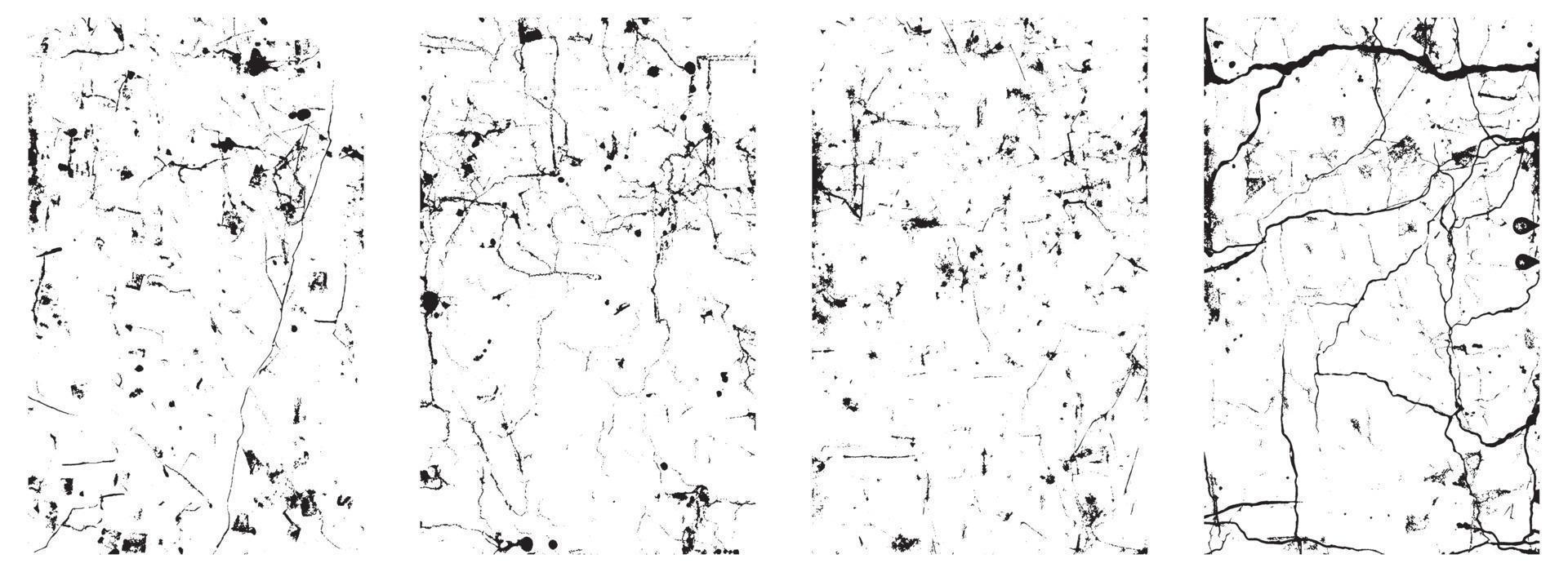 Set of Grunge Vector Textures. EPS 10.