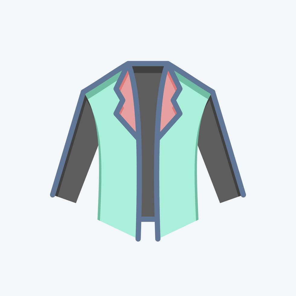 Icon Jacket. related to Black Friday symbol. shopping. simple illustration vector