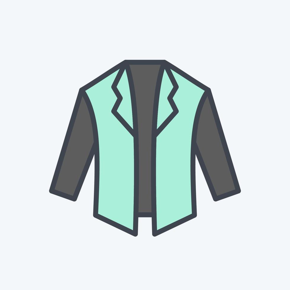 Icon Jacket. related to Black Friday symbol. shopping. simple illustration vector