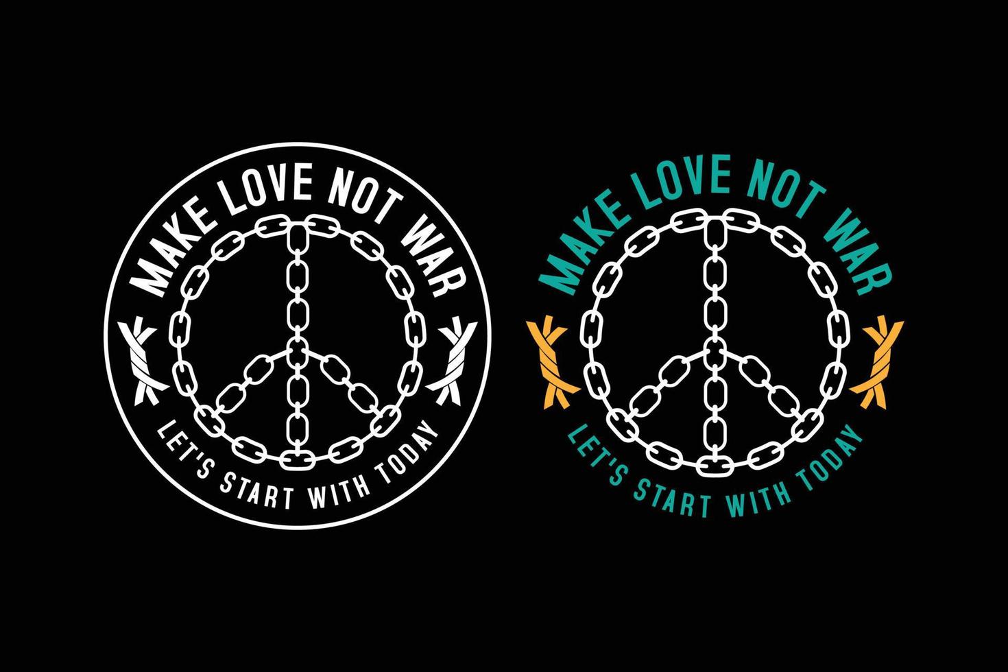 Streetwear peace quotes design templates vector