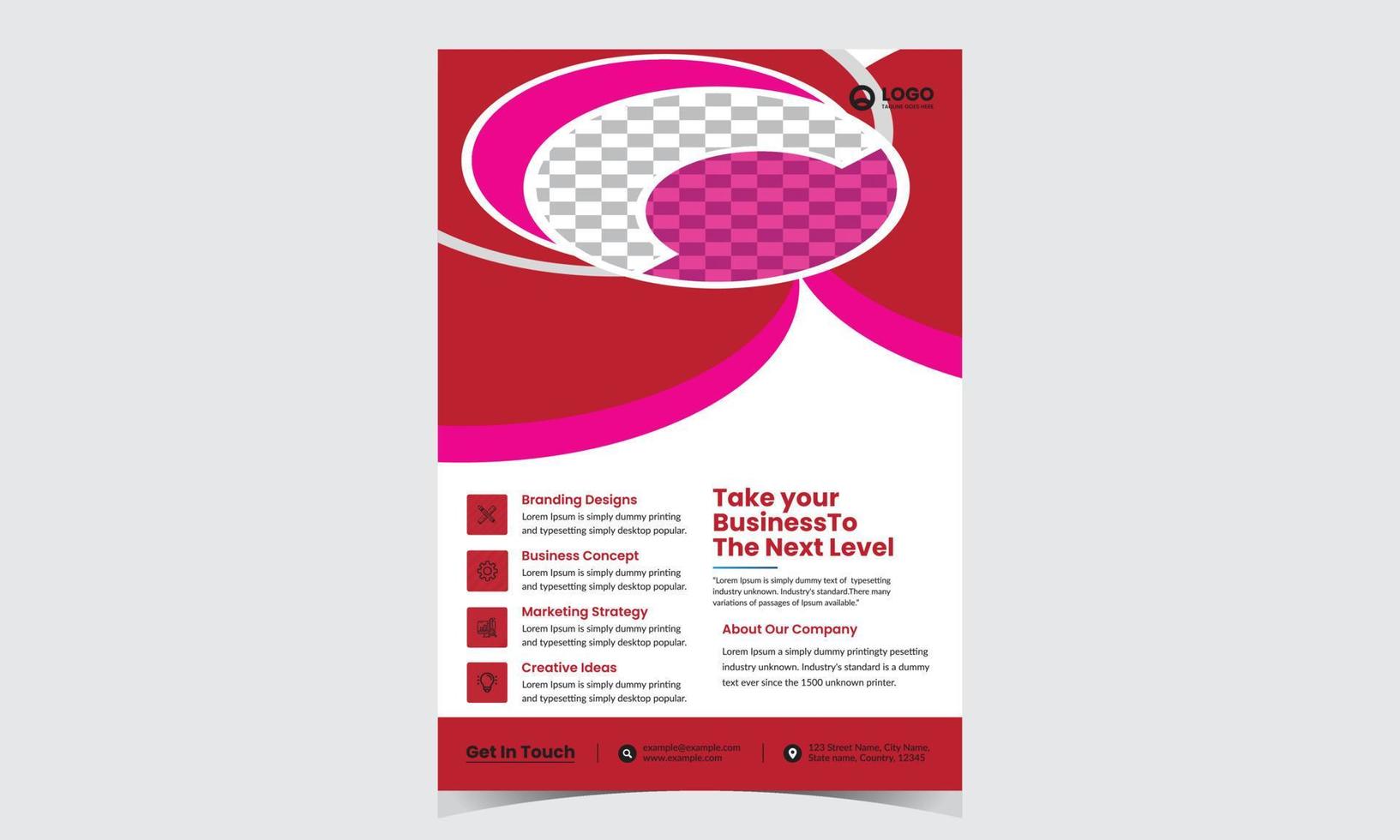 Vector Brochure Flyer design Layout template