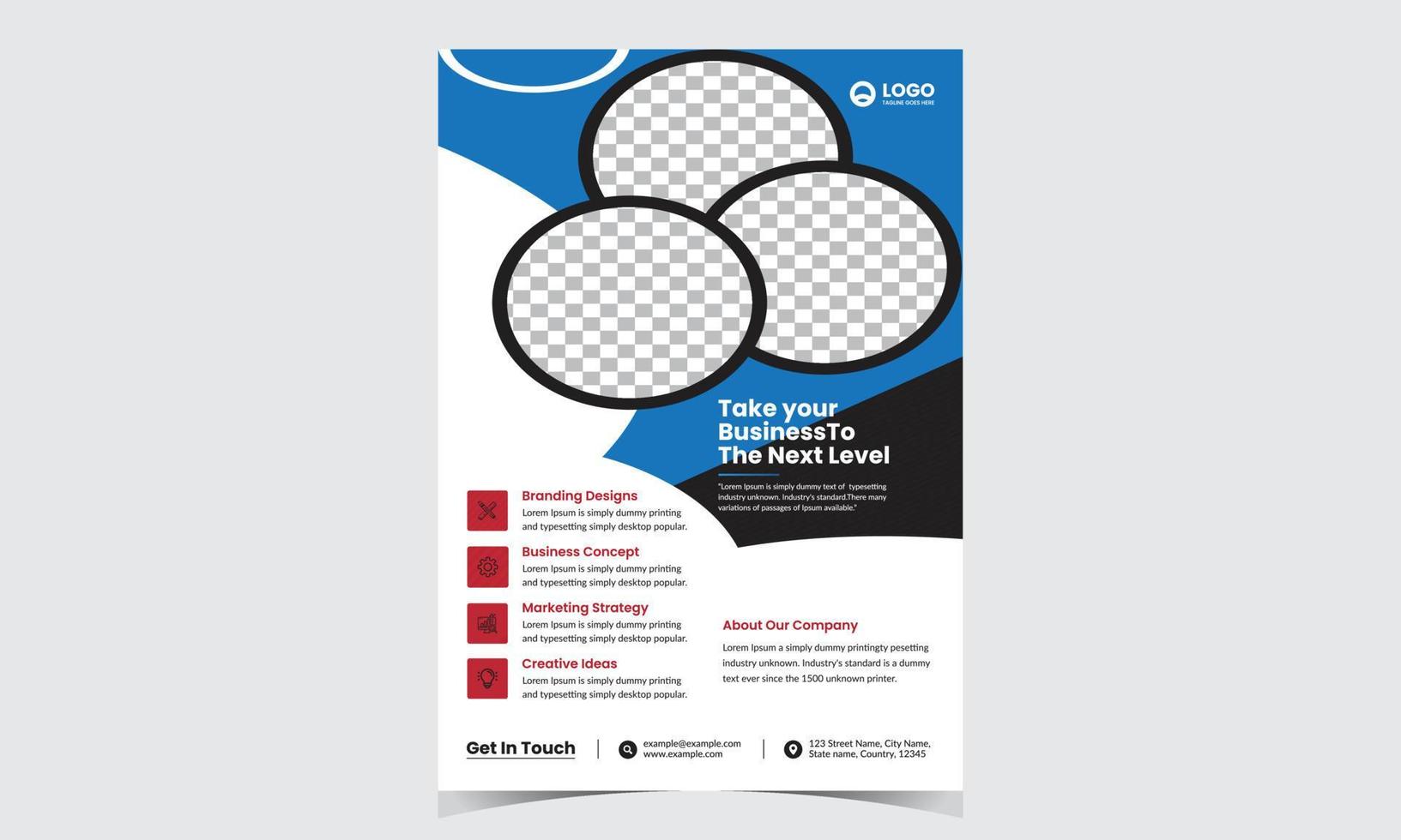 Vector Brochure Flyer design Layout template
