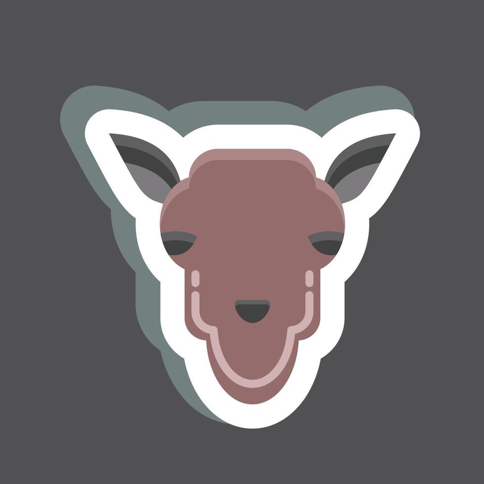 Icon Camel. related to Animal Head symbol. simple design editable. simple illustration vector