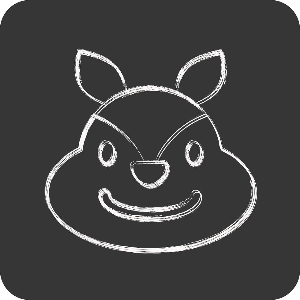 Icon Squirrel. related to Animal Head symbol. simple design editable. simple illustration vector