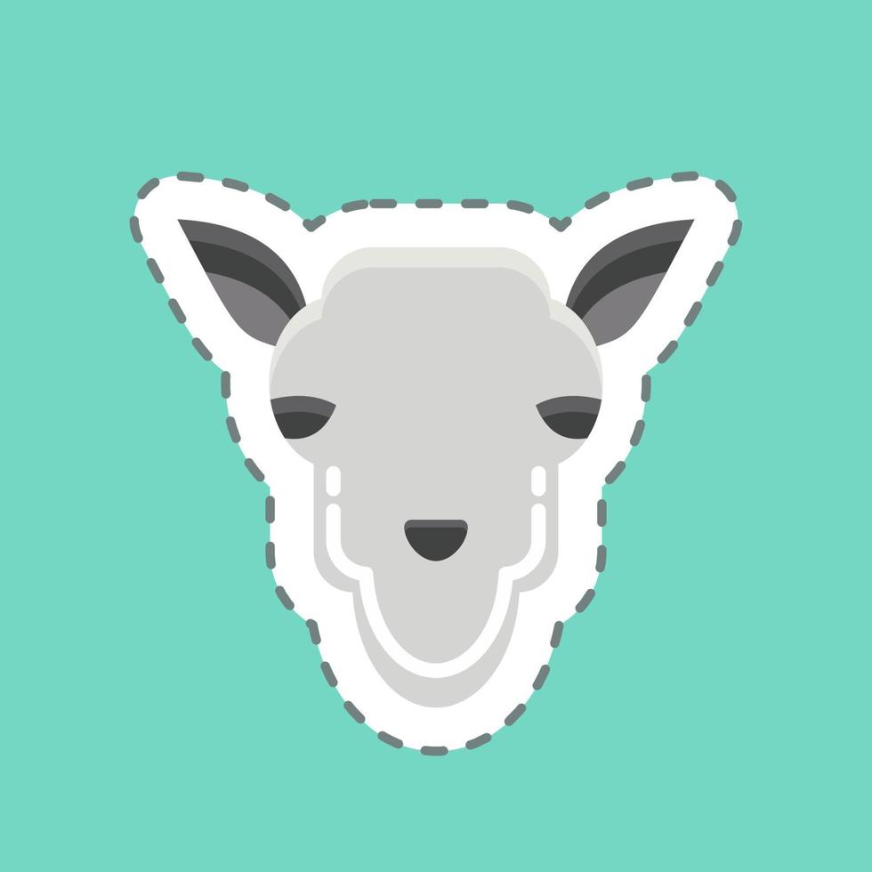 Icon Camel. related to Animal Head symbol. simple design editable. simple illustration vector