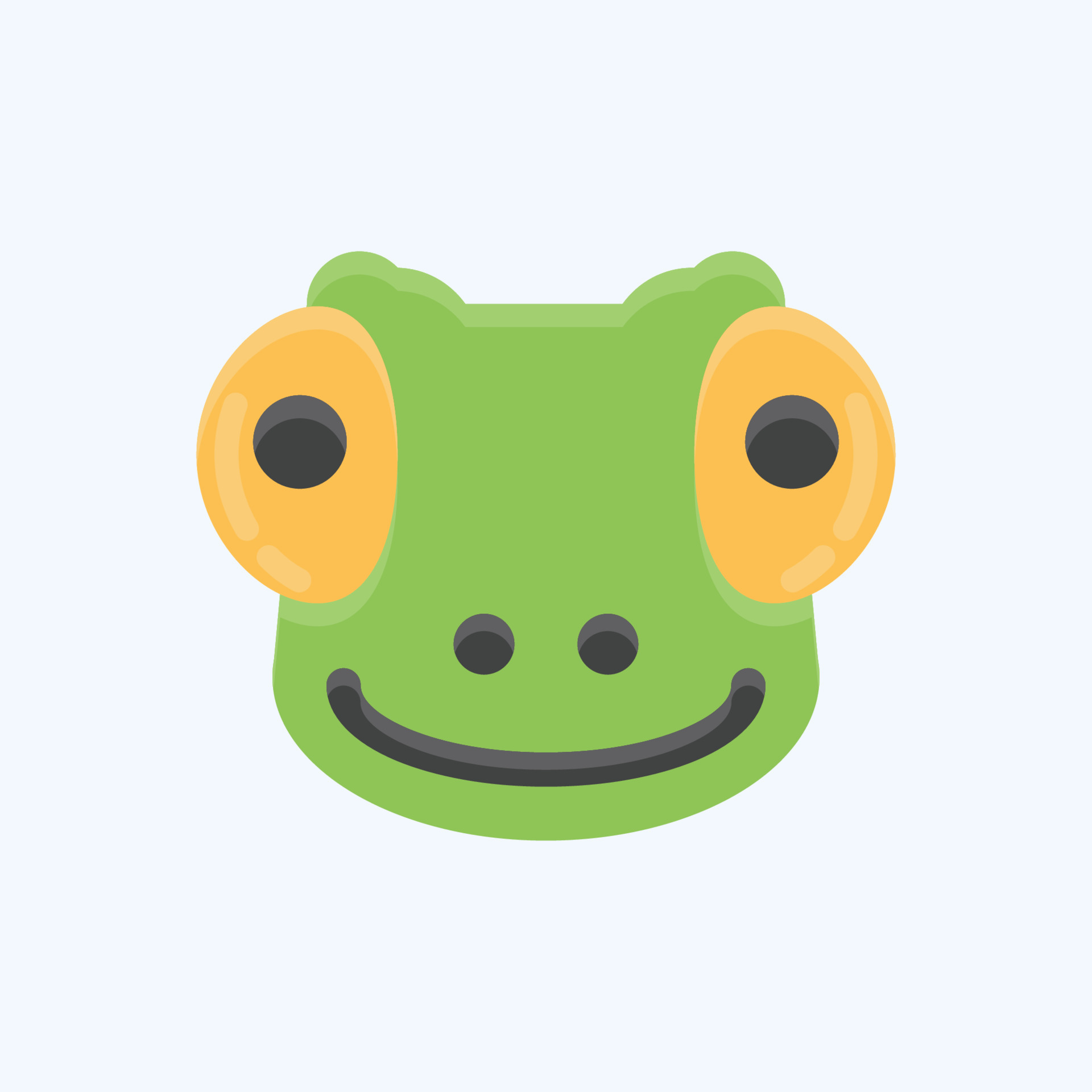 icono camaleón. relacionado a animal cabeza símbolo. sencillo diseño