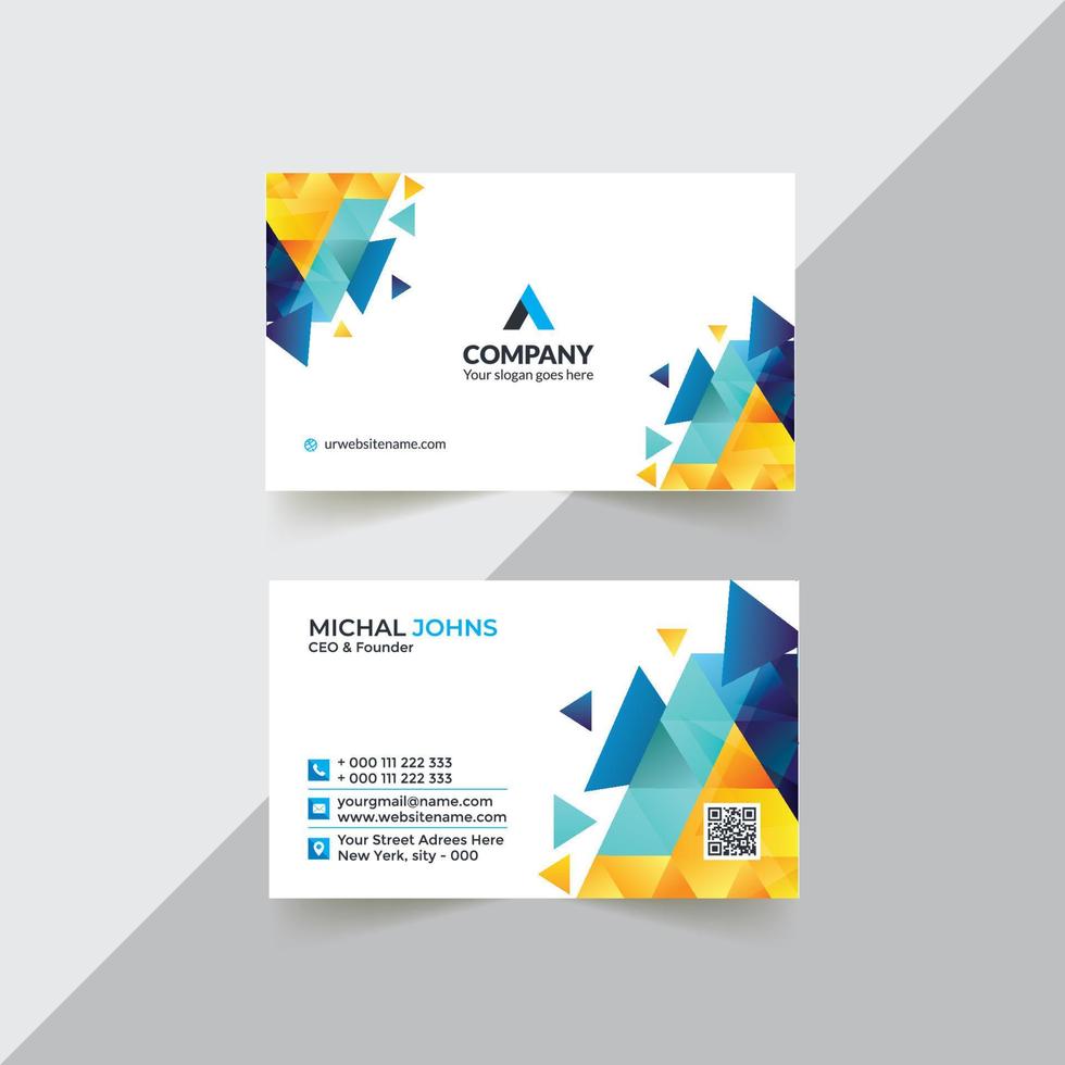 Corporate Business Card vector