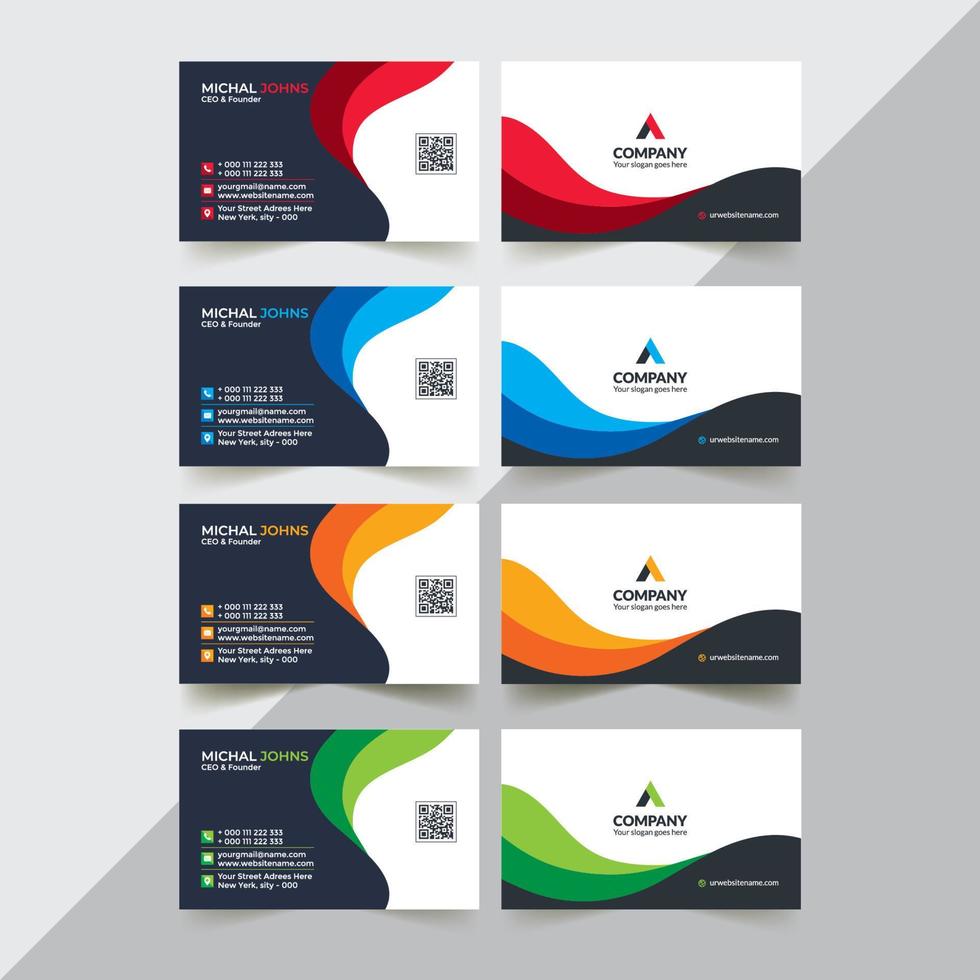 Corporate Business Card vector