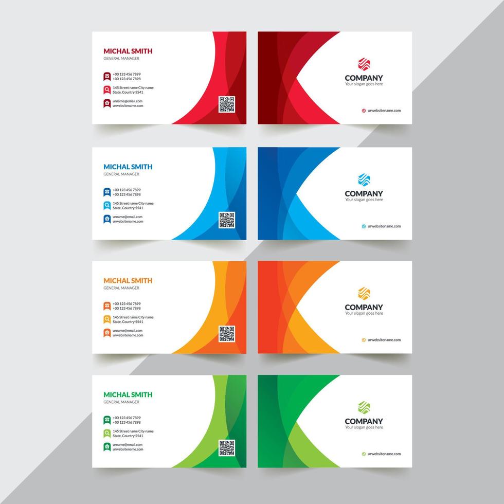 Corporate Business Card vector