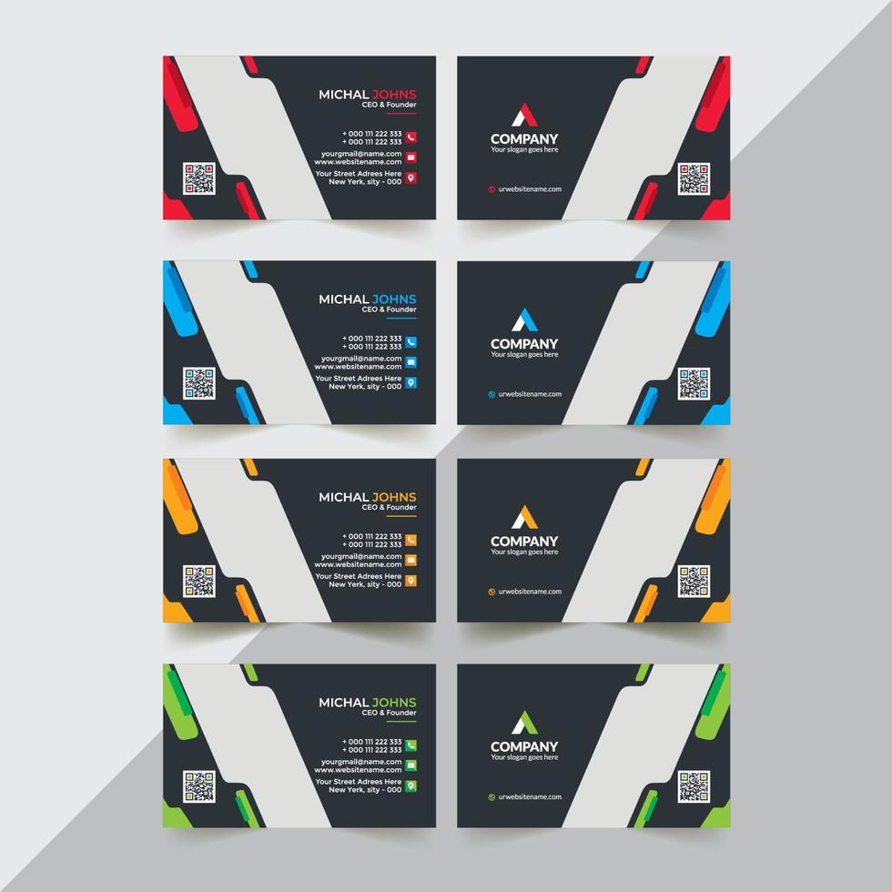 Corporate Business Card vector