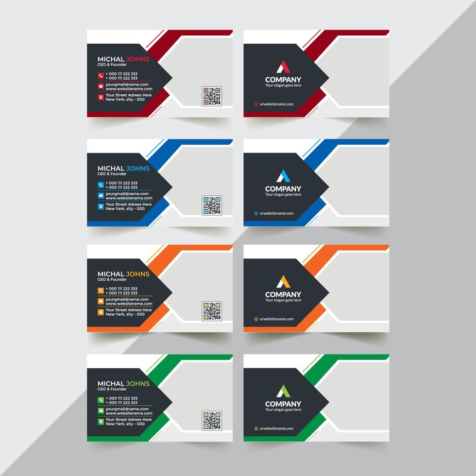 Corporate Business Card vector