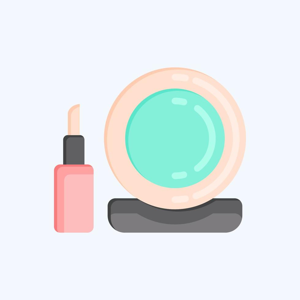 Icon Makeup. related to Barbershop symbol. Beauty Saloon. simple illustration vector