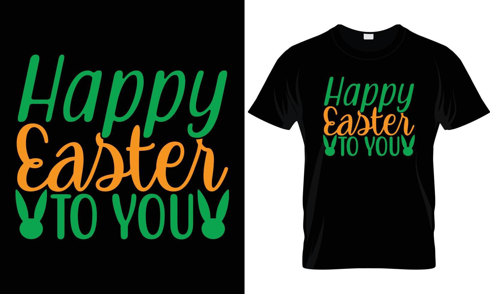 Easter T - Shirt Design. vector