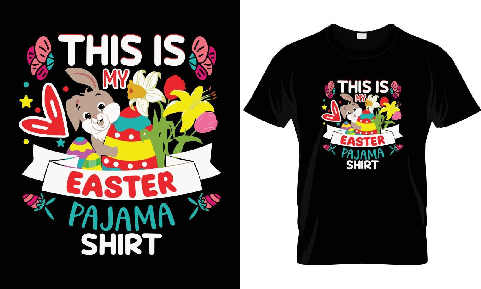 Easter T - Shirt Design. vector