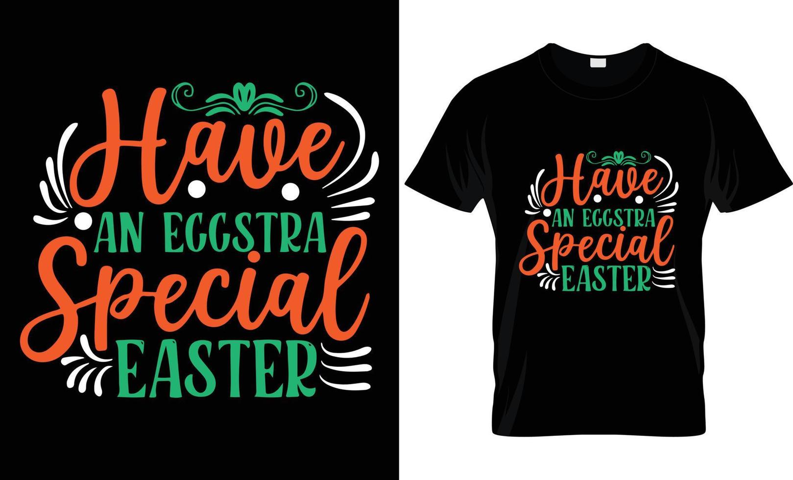 EASTER T - SHIRT DESIGN. vector