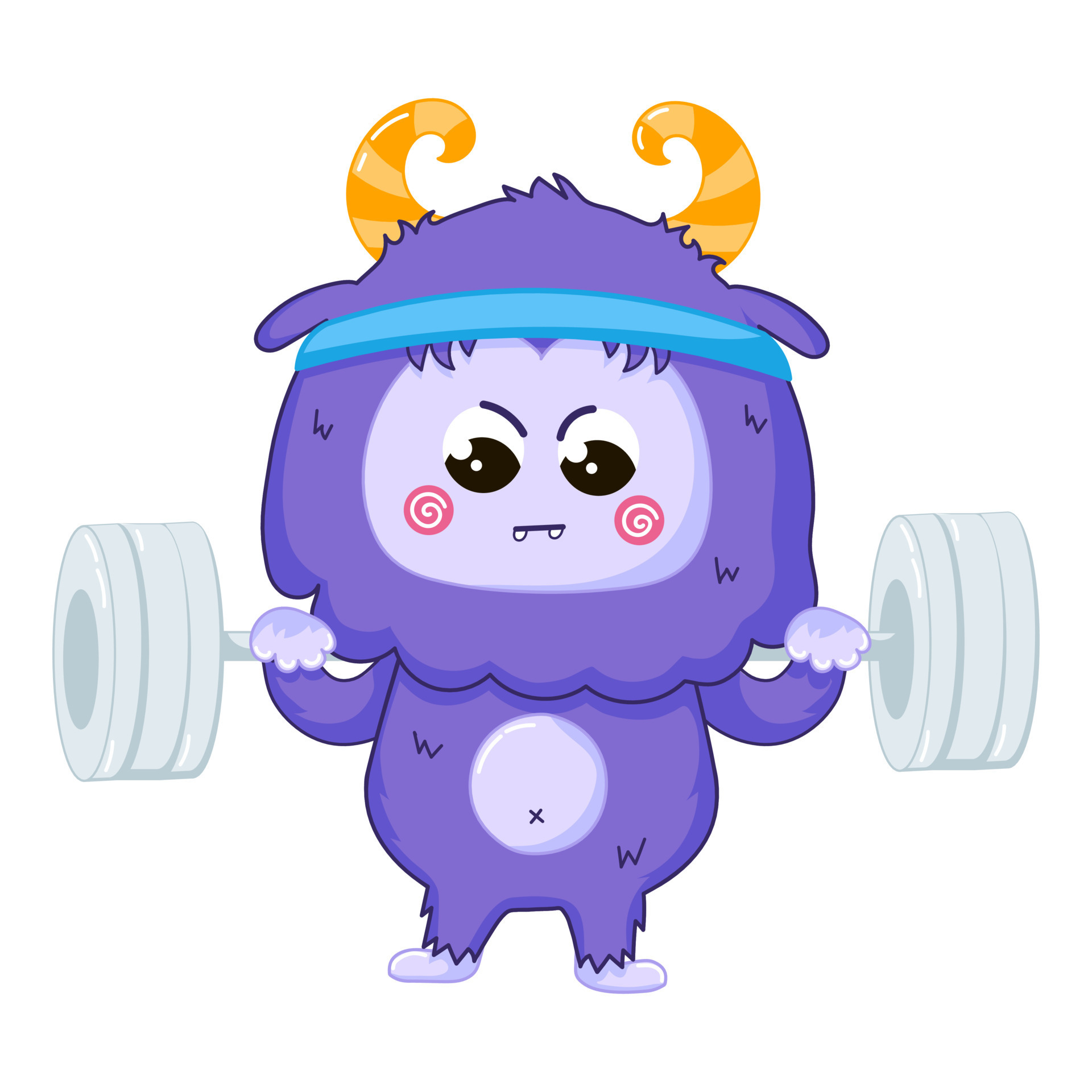 Funny Yeti Mascot Character Workout In The Gym Making Exercises With Dumbbell 21737905 Vector Funny Yeti Mascot Character Workout In The Gym Making Exercises With Dumbbell 21737905 Vector