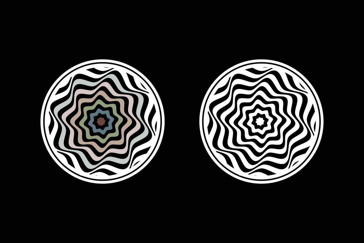 Abstract element design vector