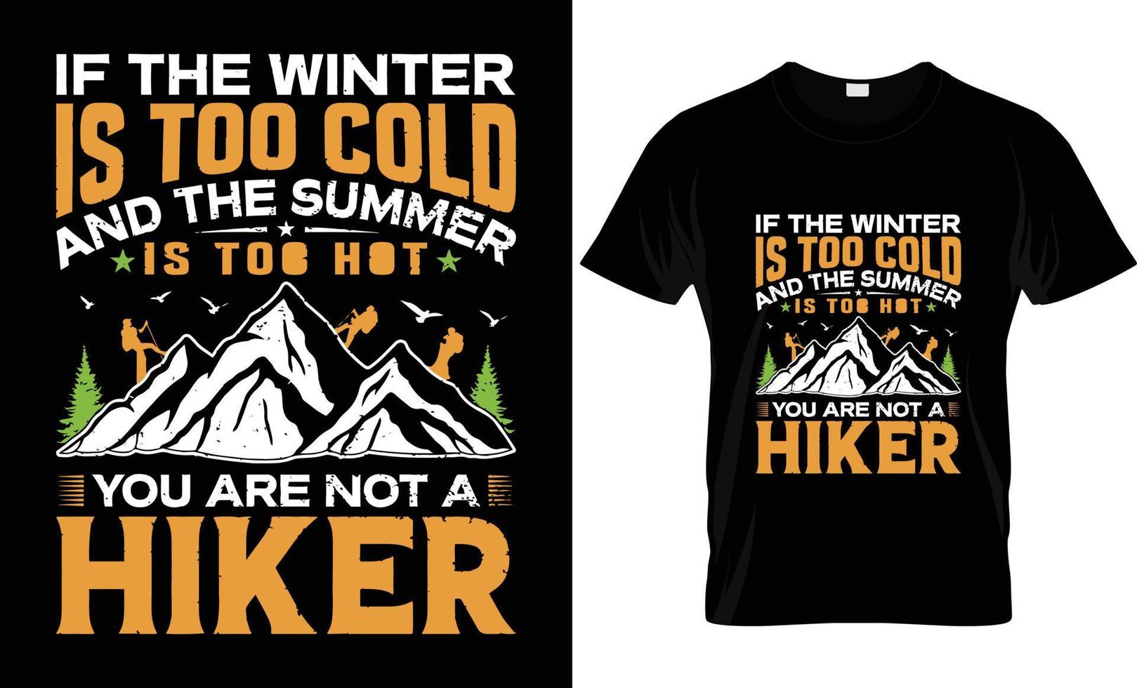 ilustración de montaña, aventura al aire libre. gráfico vectorial para camisetas y otros usos. vector