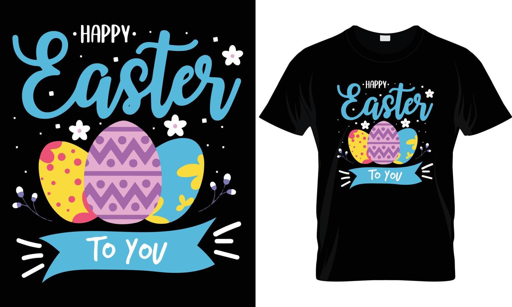 Easter T - Shirt Design. vector