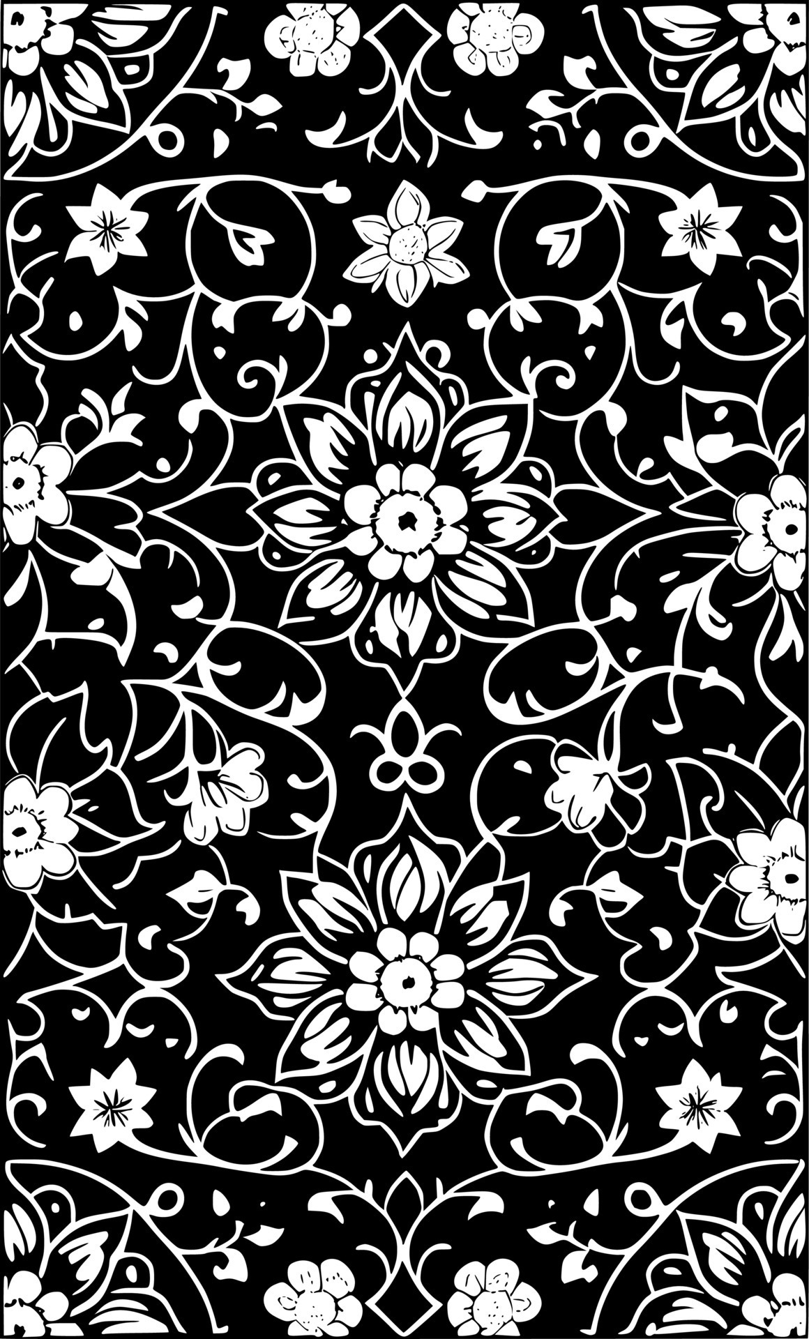 black and white of flower background 21738452 Vector Art at Vecteezy