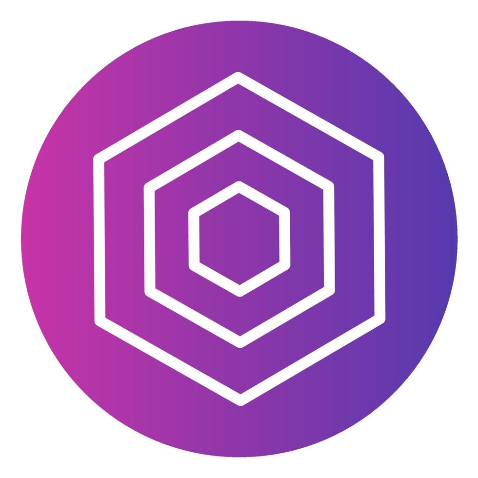 Akropolis AKRO token symbol of the DeFi project cryptocurrency logo in circle, decentralized finance coin icon isolated on white background. Vector illustration.